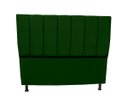 Ver imagem 2 de Kit Cabeceira e Recamier Baú para Cama Box Casal Queen:verde