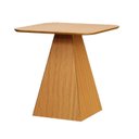 Ver imagem 4 de Mesa de Canto Base Pirâmide 100% MDF 60cm 2026 Marrom