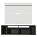 Ver imagem 3 de Rack Madesa Cancun e Painel para Tv até 65 Polegadas - Preto/branco