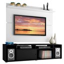 Ver imagem 2 de Rack Madesa Cancun e Painel para Tv até 65 Polegadas - Preto/branco