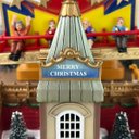 Ver mais imagens de Enfeite Parque Diversao Natalino Natal LED Musical Decoracao Mesa Sala Estante Vitrine Loja Shopping