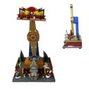 Ver imagem 1 de Enfeite Parque Diversao Natalino Natal LED Musical Decoracao Mesa Sala Estante Vitrine Loja Shopping