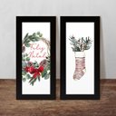 Ver imagem 3 de Dupla de Quadros Decorativos Feliz Natal