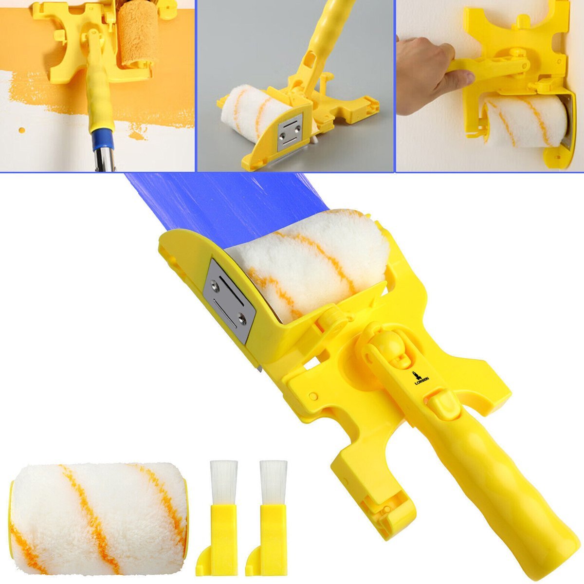 Rolo de Pintura Profissional Lorben para Cantos Acabamentos com ...