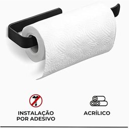 Suporte Multiuso Papel Toalha com Adesivo para Parede - 4