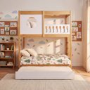 Ver imagem 1 de Treliche Infantil Climb Casatema MadeiraOriginals Branco/Madeira Natural