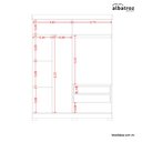 Ver imagem 7 de Guarda-roupa 02 Portas de Correr com Espelhos Spin