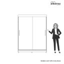 Ver mais imagens de Guarda-roupa 02 Portas de Correr com Espelhos Spin