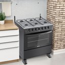 Ver imagem 1 de Fogão de Piso a Gás 6 Bocas Acendimento Automático Delicato Plus