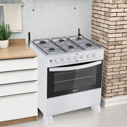 Fogão de Piso a Gás 6 Bocas Acendimento Automático Delicato Plus - 1