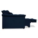 Ver imagem 2 de Poltrona do Papai Confortável Reclinável e Retrátil:azul Marinho