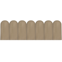 Ver imagem 4 de Cabeceira Nuvem Estofada Casal 7 Placas Suede Macio 45x20cm:areia