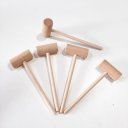 Ver imagem 1 de 250 Mini Martelinhos Madeira Pinus