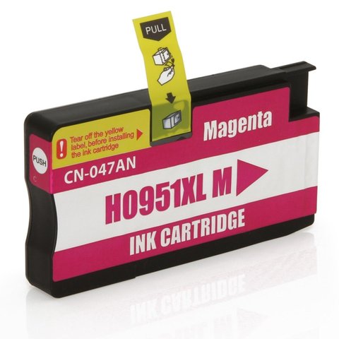 Cartucho de Tinta Magenta Compatível 951xl 951 CN047A para HP 8600 8100 8600w 8620 8610 251dw N911g 