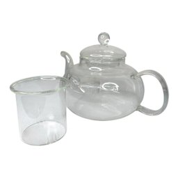 Bule Chaleira de Vidro com Infusor para Chá Capacidade 600ml - 3