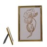 Porta Retrato Metal 10x15cm Dourado 16x11x1,2cm - 3