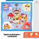 Ver imagem 5 de Tapete de Atividades Infantil Educativo Dobrável Patrulha Canina Brinquedo Bebê Conforto Diversão Se