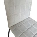 Ver imagem 5 de Kit 2 Cadeiras Sala de Jantar Base Aço Preto Gael Jbv Móveis: Bege