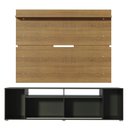 Ver mais imagens de Rack Madesa Cancun e Painel para TV até 65 Polegadas Preto/Rustic 8N5Z Cor:Preto/Rustic