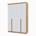 Ver imagem 2 de Guarda-roupa Solteiro 4 Portas 3 Gavetas 100% Mdf Marrocos