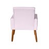 Poltrona Decorativa Mel Suede Rosa Claro Sky Mobile - 3
