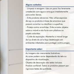 Armário 4 Portas 4 Gavetas 100% Mdf Rainha - 8