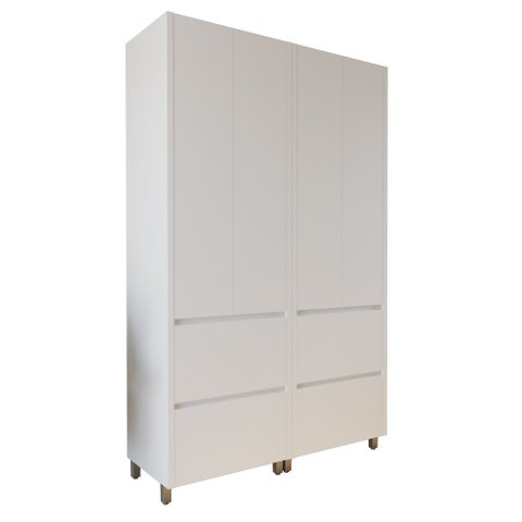Armário 4 Portas 4 Gavetas 100% Mdf Rainha