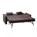 Ver imagem 4 de Sofá Cama Reclinável Com Cama Auxiliar - New Chumbo Light