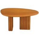 Ver imagem 4 de Mesa de Jantar Isis Orgânico Cinamomo Base em Madeira 1,35 M Leifer Móveis