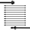 Ver imagem 1 de Engate Mangueira Flexível para Descarga 50cm X 1/2" Preto | Astra | Kit 10 Un