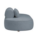 Ver imagem 5 de Sofá Orgânico Horizonte 3 Lugares 210cm Bouclé Azul Claro - Nexta Casa