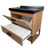 Gabinete para banheiro 66 cm com cuba Ucrania  - 2