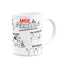 Ver imagem 2 de Caneca Flork Irmãos - Amor de Irmãos - Branca