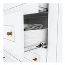 Ver imagem 4 de Guarda Roupa Casal Nova York 6 Portas Branco Hp – Henn