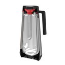 Ver imagem 3 de Bule Térmico Tramontina Exata em Aço Inox Vermelho com Infusor 1 L Tramontina