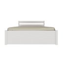 Ver imagem 5 de Cama Casal em Madeira Maciça 140x190 Unique Yescasa Branco