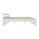 Ver imagem 3 de Cama Casal em Madeira Maciça 140x190 Unique Yescasa Branco