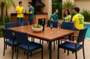 Ver imagem 1 de Conjunto Mesa 8 Cadeiras Externa Brisa Náutica - Solara