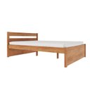 Ver imagem 2 de Cama Casal em Madeira Máciça 140x190 Unique Yescasa Marrom/Amêndoa