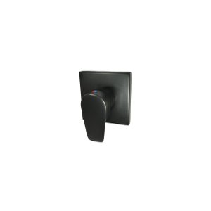 Acabamento Monocomando para Chuveiro - Preto Fosco- Led Perflex