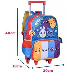 Mochila Bolofofos Escolar Infantil com Rodinhas Clio Style - 2 Mochila Bolofofos Escolar Infantil com Rodinhas Clio Style - 2