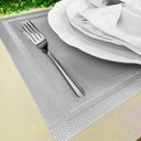 Ver imagem 5 de Jogo 6 Lugar Americano Prata Mesa de Jantar 30×45 Pp em Casa Tem