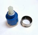 Ver imagem 3 de Reparo Cartucho Monocomando 35 Mm com Castelo Inox Escovado Importado 434rminx