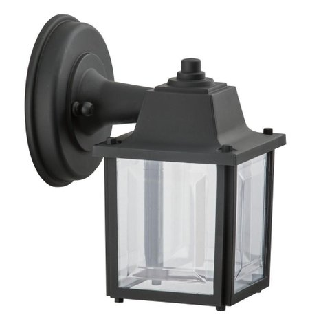 Arandela Vintage Preta Bivolt Luminária 16x20cm Lâmpada E27 Quarto Cabeceira Dital