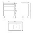 Ver imagem 2 de Gabinete para banheiro 66 cm com cuba Rivera 