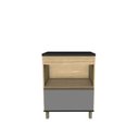 Ver imagem 2 de Balcão Modulado com Gaveta e Porta 70cm Confort 100%MDF