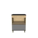 Ver imagem 2 de Balcão Modulado com Gaveta e Porta 70cm Confort 100%MDF
