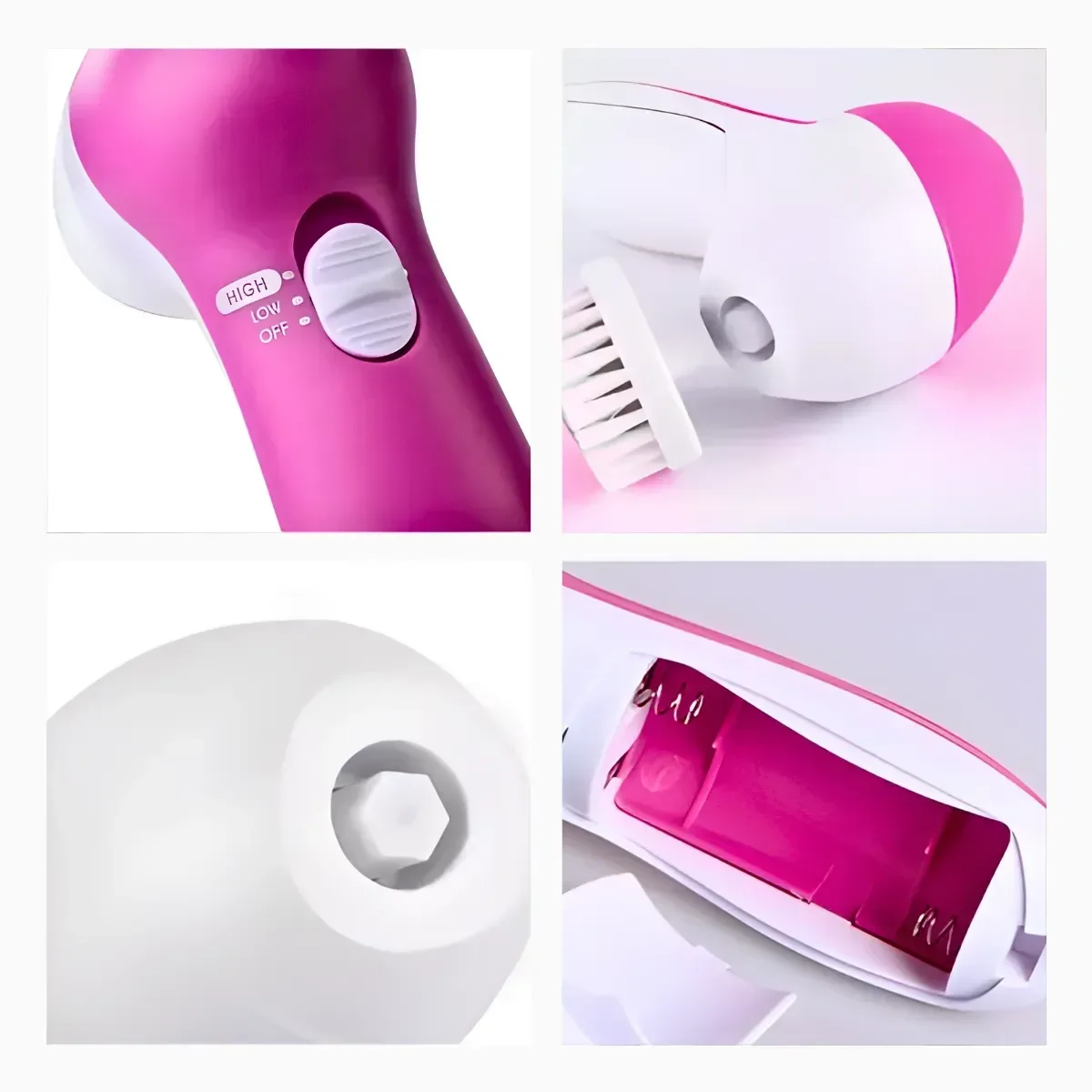 Ver imagem 7 de Escova Facial Elétrica Portátil Aparelho de Limpeza Pele