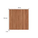 Ver imagem 2 de Painel Ripado Bella Nogal 60cm Carraro