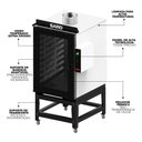 Ver imagem 3 de Forno Turbo a Gás Saro Industrial 10 Esteiras FTI10GLP